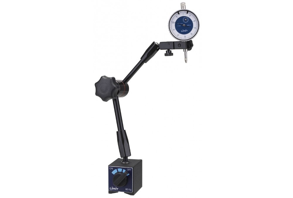 Czujnik zegarowy 10/0,01 mm na statywie Limit 119081008