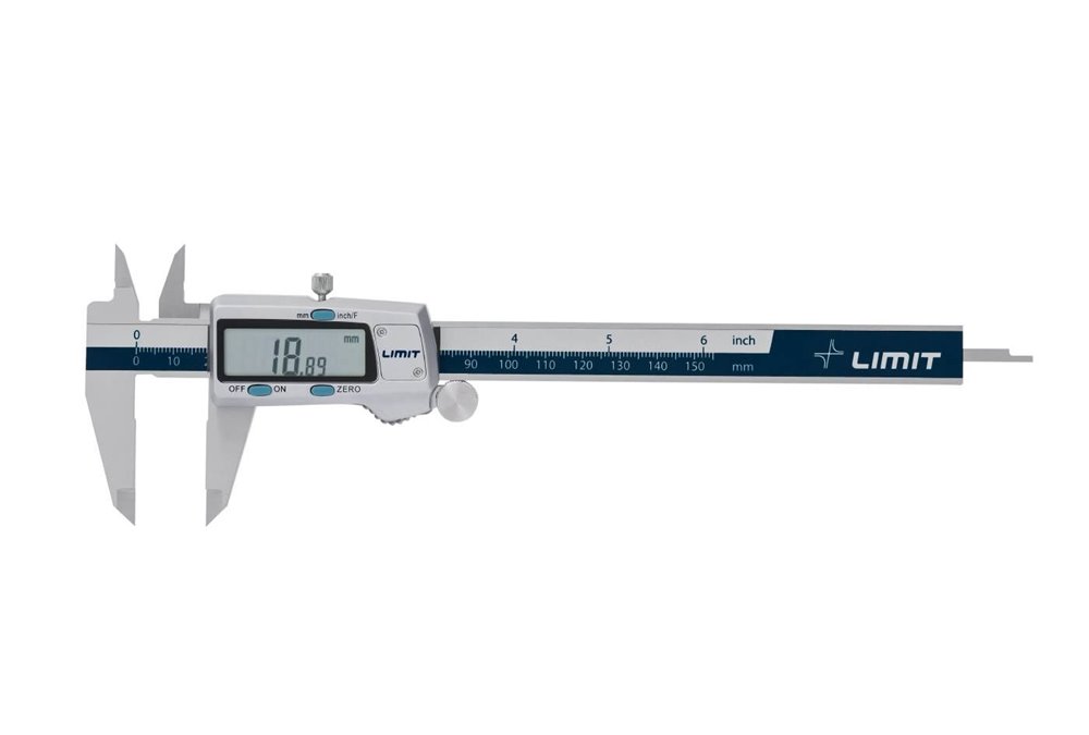 Suwmiarka elektroniczna 150mm z ułamkami Limit 144550100
